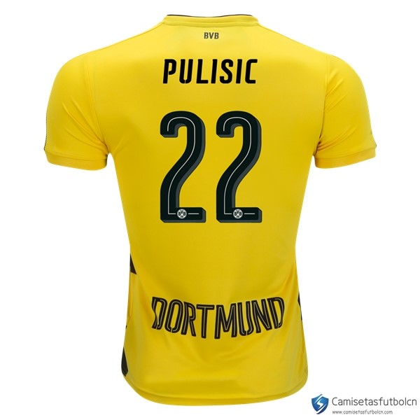 Camiseta Borussia Dortmund Primera equipo Pulisic 2017-18